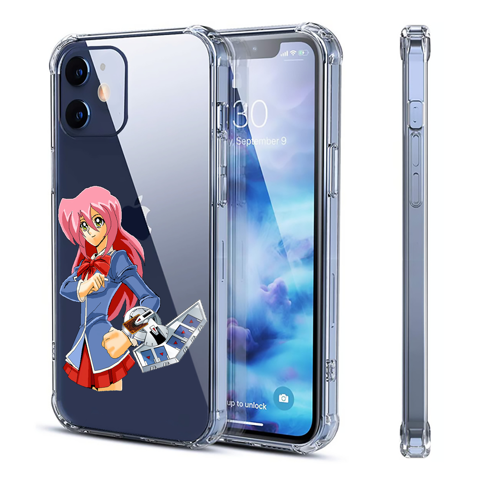 （画像用） 遊☆戯☆王 Yu-Gi-Oh! 【iPhone 12シリーズ対応】透明スマホケース（クリアソフトケース）